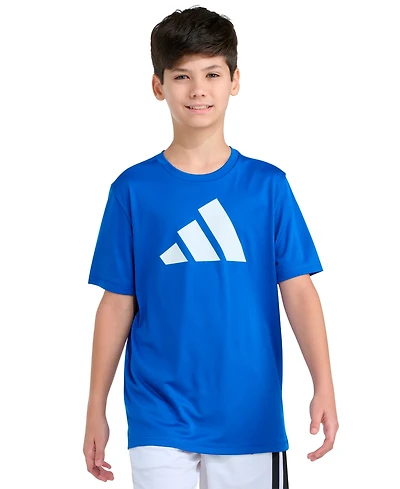 adidas Boys' 8-20 Graphic Print Crewneck T-Shirt