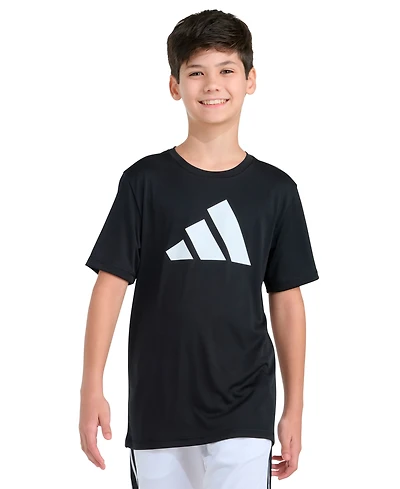 adidas Boys' 8-20 Graphic Print Crewneck T-Shirt
