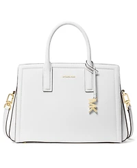 Michael Kors Laila Medium Leather Satchel