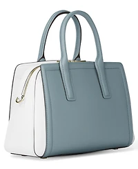 Michael Kors Women's Laila Medium Color-Block Leather Satchel Bag