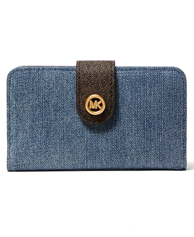 Michael Kors Pop Charm Medium Tab Bifold Wallet
