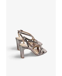 Scalpers Metallic Women's Heel Sandal
