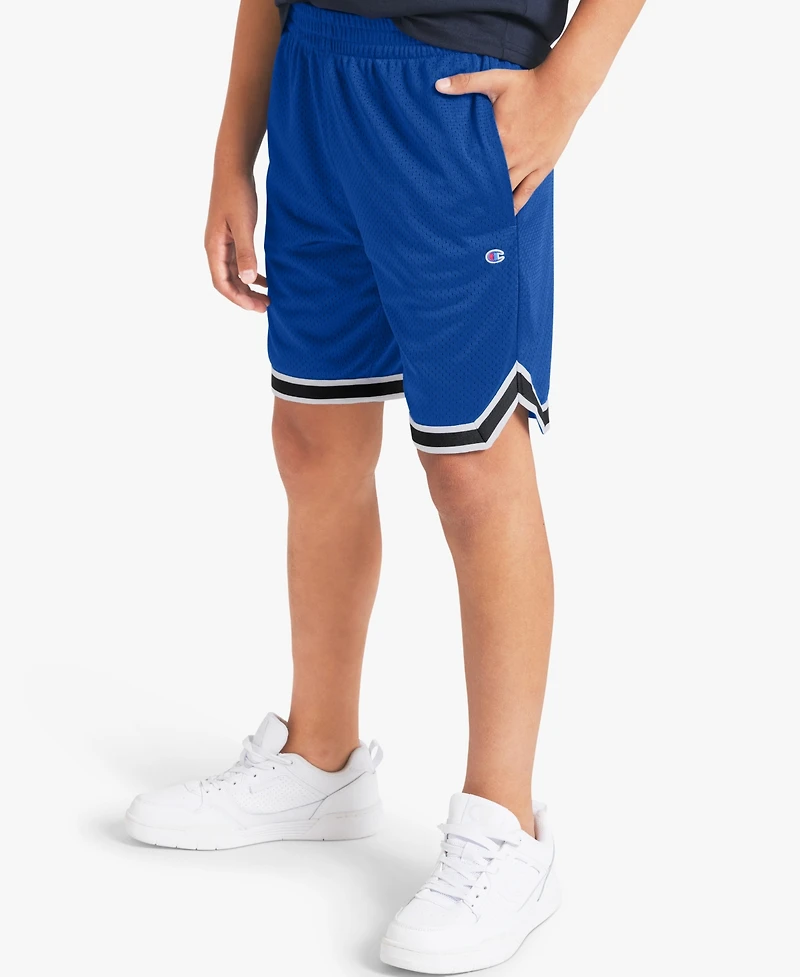 Champion Boys' 8-20 Taped Mesh Pull-On Shorts
