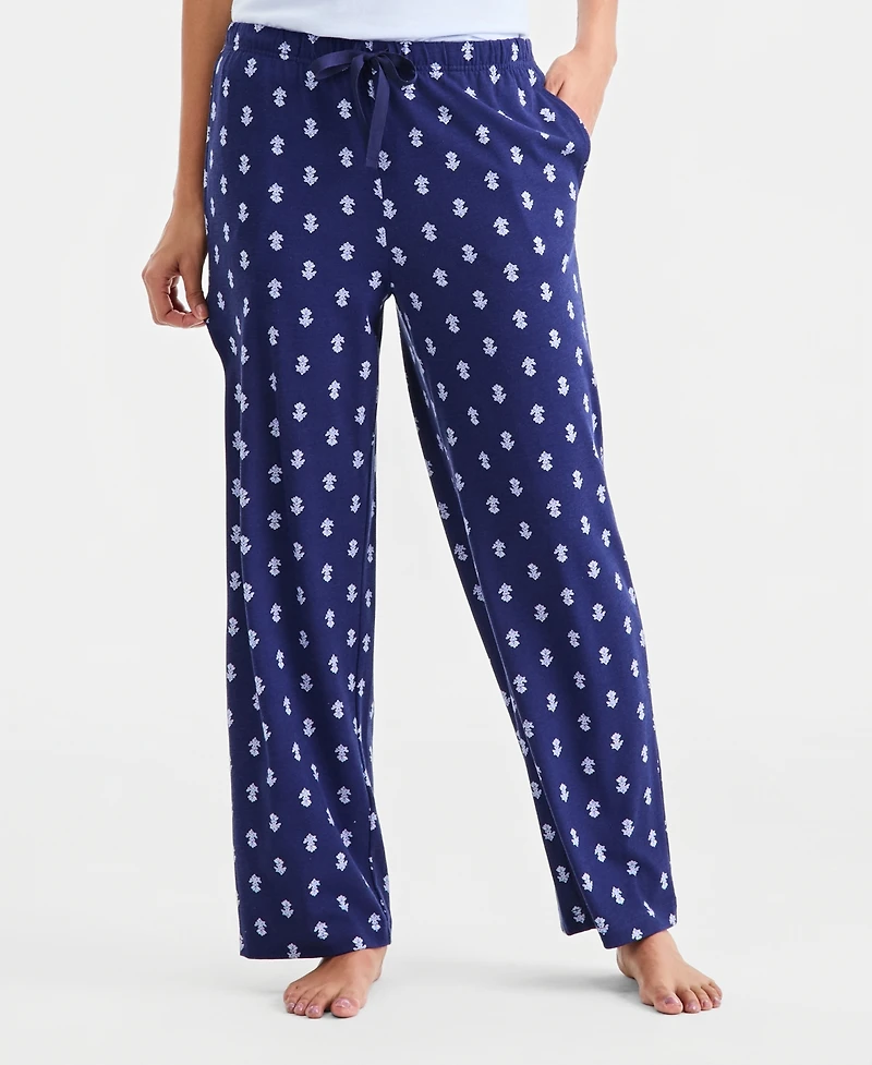 Charter Club Women's Knit Pajama Pants, Exclusively at Macy's