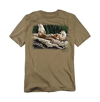 Wild Wings Men's Wildlife River Otters T Shirt