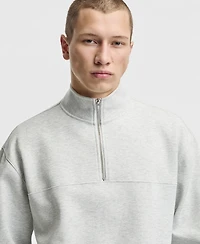 Mode of One Men's Oversized-Fit Quarter-Zip Sweatshirt, Macy's Exclusive