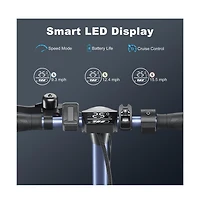 Caroma Electric Scooter Adults, Powerful 350W Motor, Top Speed 20 Mph & 120 Miles Range, 8.5" Solid Tires, Cruise Control E Scooter for Adults