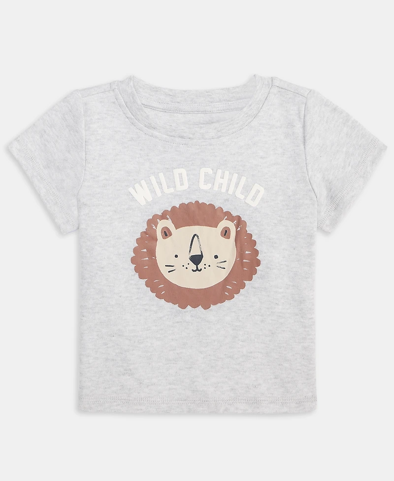 First Impressions Toddler Boys' 2T-4T Mix and Match Wild Child Graphic T-Shirt, Macy's Exclusive
