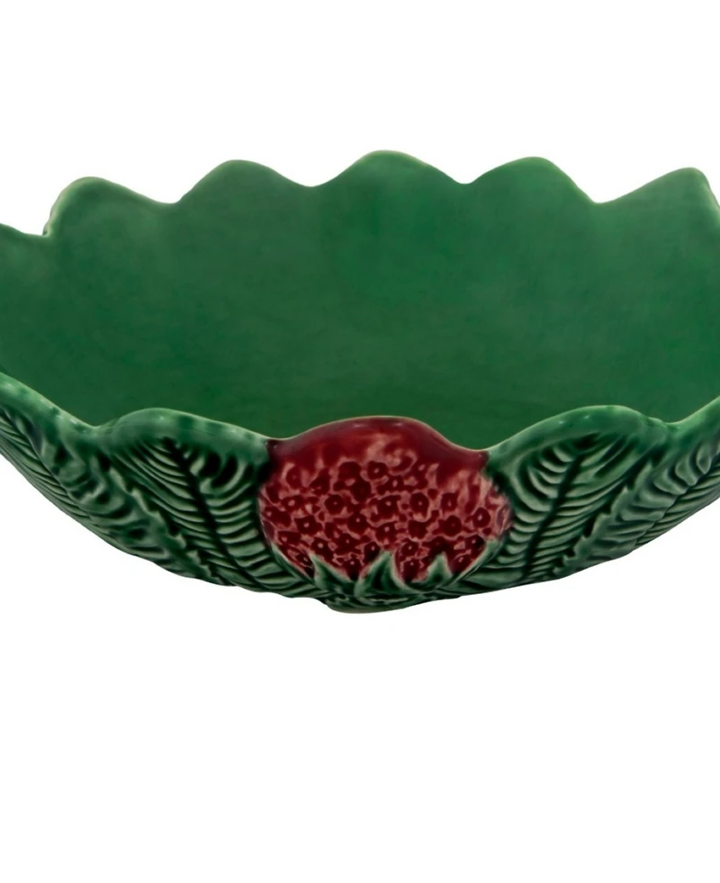 Bordallo Pinheiro Strawberries 9.3" Round Bowl