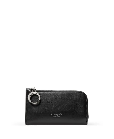 kate spade new york Halo Fine Grain Leather Slim Bifold Wallet