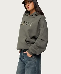 Edikted Women's Camo Cutie Oversized Hoodie
