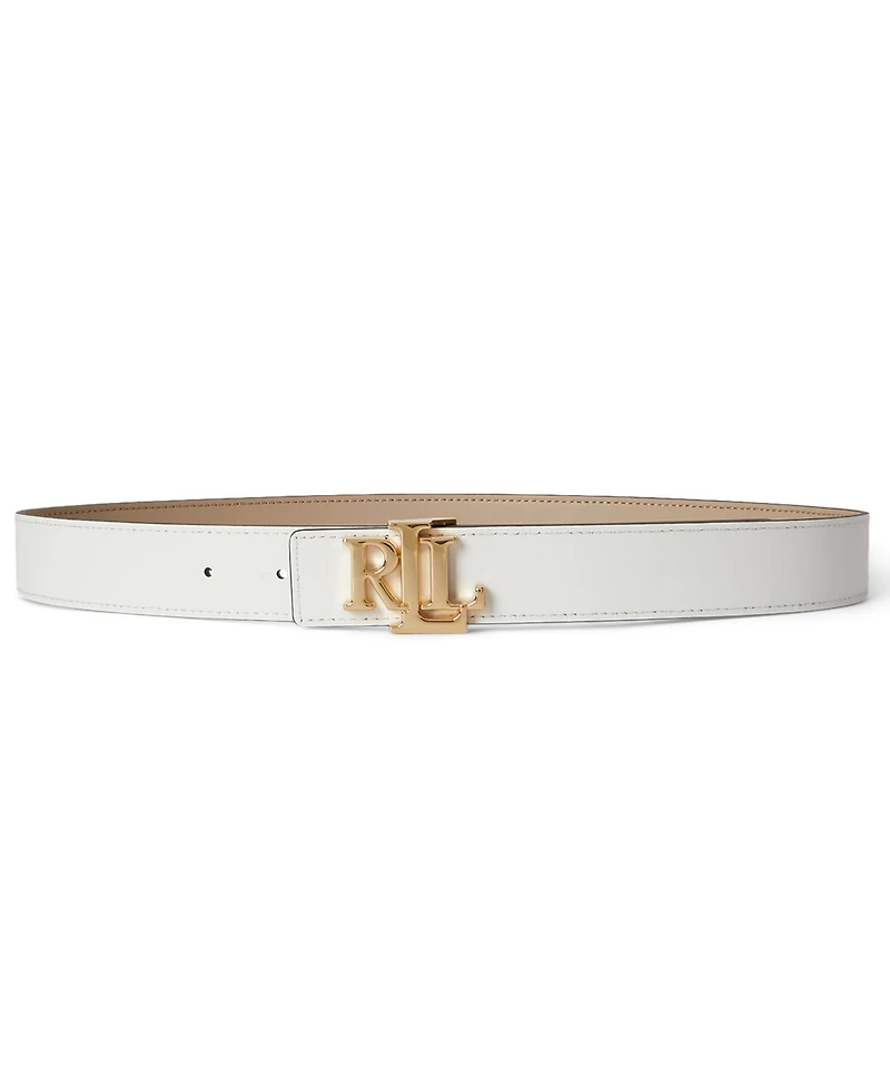 Lauren Ralph Lauren Logo Reversible Leather Belt