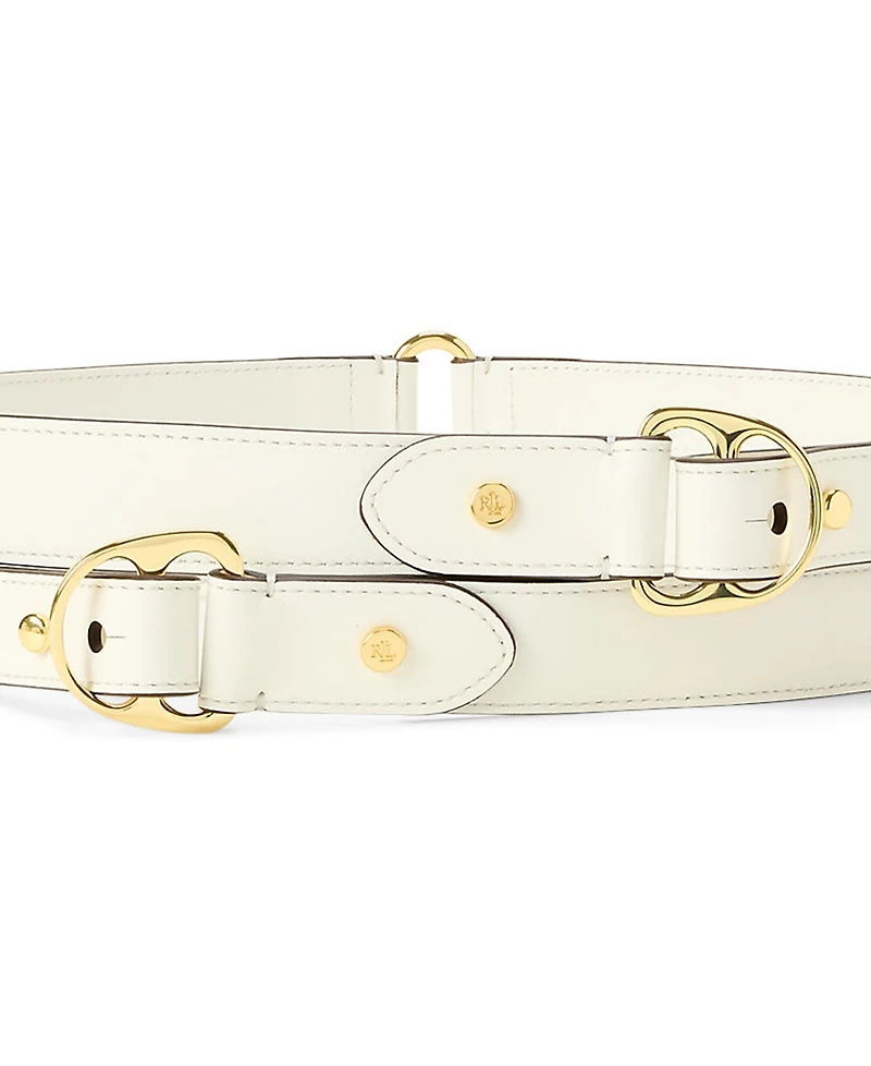Lauren Ralph Double-Wrap Wide Belt