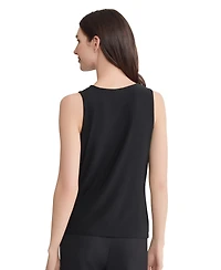 Jones New York Women's Drape Front Top