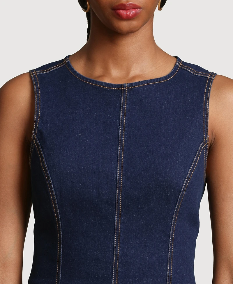 Avec Les Filles Women's Sleeveless Midi Dress