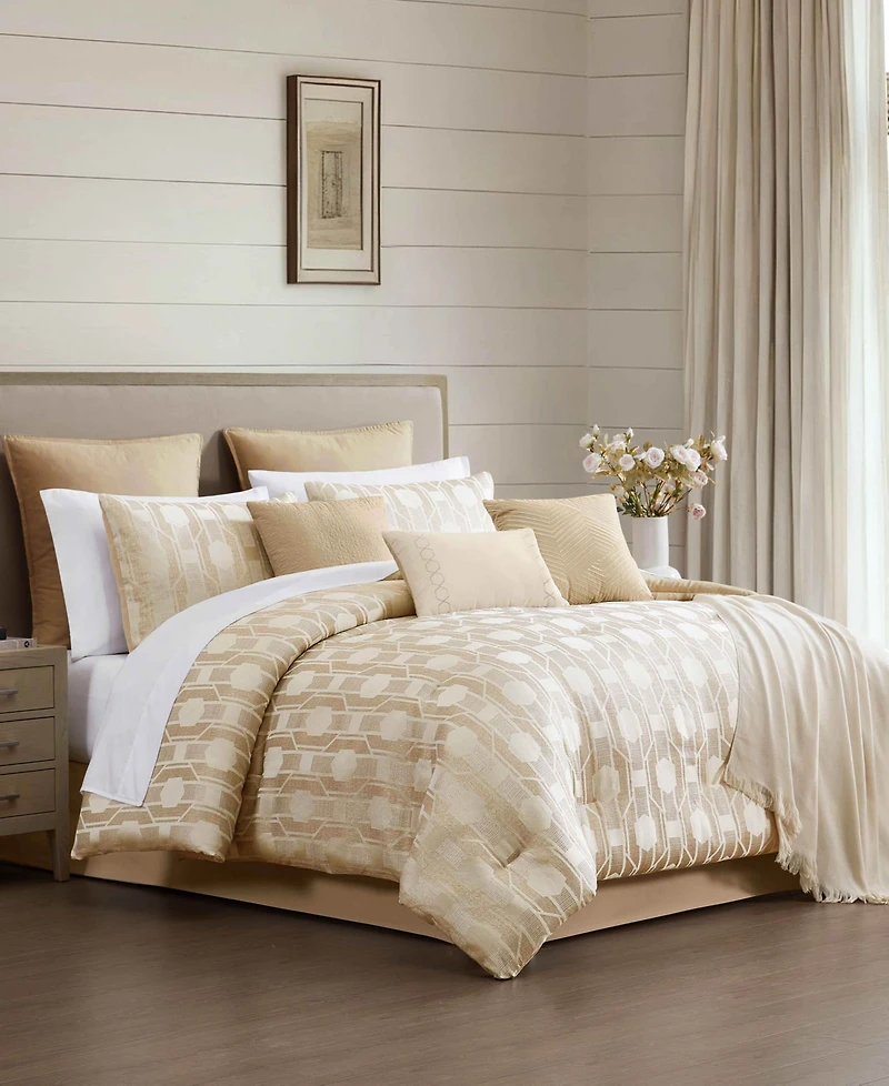 Macy's Wade Geometric 14-Pc. Comforter Set
