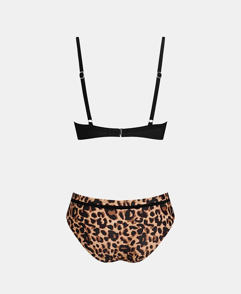 Cupshe Women's Adjustable Strap Soft Cup Bikini Set