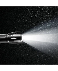 Mecale 2-Pack Led Flashlight, 2000 Lumens, Adjustable Focus Beam, 5 Modes, IP44 Water Resistant, Handheld