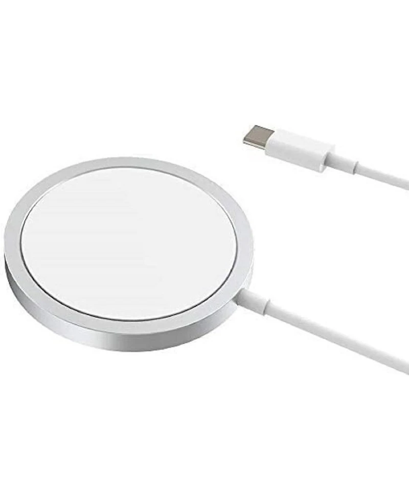 Risokeys Magnetic Wireless Charger | 15W Magnetic Charging Pad with Built-in 3-Foot Usb-c Cable for Charging iPhone 12/12 Pro / 12 Pro Max / 12 Mini