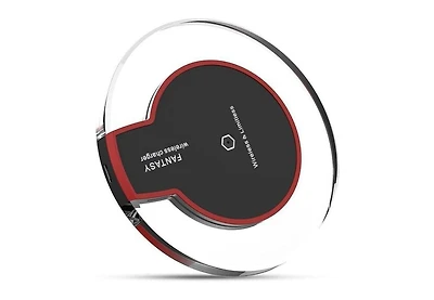 Risokeys 10W Crystal Wireless Charger, Crystal Base, Ultra-thin Charging Plate, Fast 7.5W Compatible with Apple iPhone 16e
