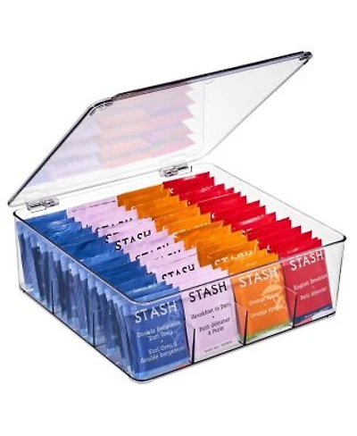 Sorbus 12 Compartments Tea Bag Organizer Stores Tea Bags Drink Packets Condiments More