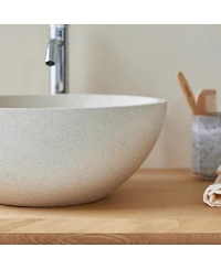 Tikamoon Micha round confetti terrazzo basin