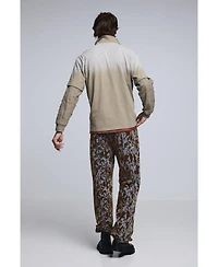 Desigual Men's Straight textured pants