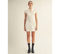 Arose Studio, Inc Women's Casey Tie Neck Mini Dress