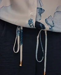 Donna Karan New York Women's Printed Long-Sleeve Top