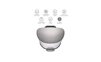 Ninestars Step-On Trash Can 13.2 Gallon, D Shaped Stainless Steel
