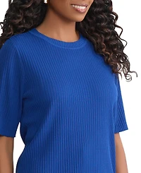 Jones New York Women's Sutton Crew Neck Top