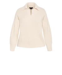 City Chic Plus Star Alley Sweater