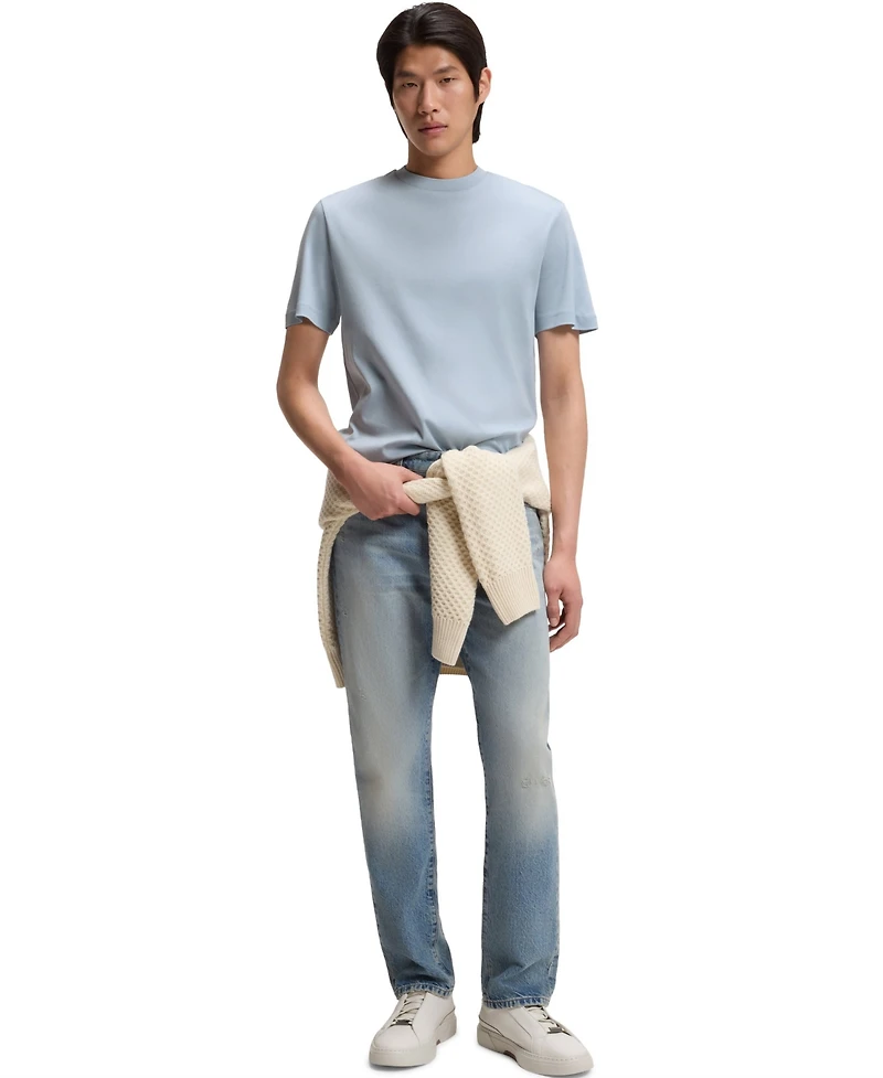 Boss by Hugo Men's Regular-Fit Mercerized-Cotton T-Shirt