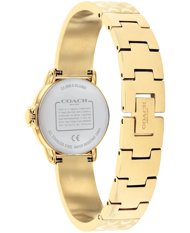 Coach Women's Arden Gold-Tone Bracelet Watch 28mm