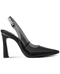 Dkny Women's Cinette Vinyl Slingback Heels