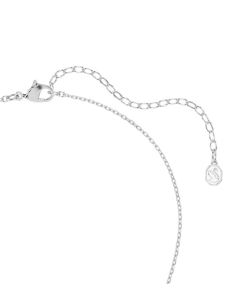 Swarovski Mixed Cuts, Heart, White, Mixed Metal Finish Idyllia Pendant Necklaces