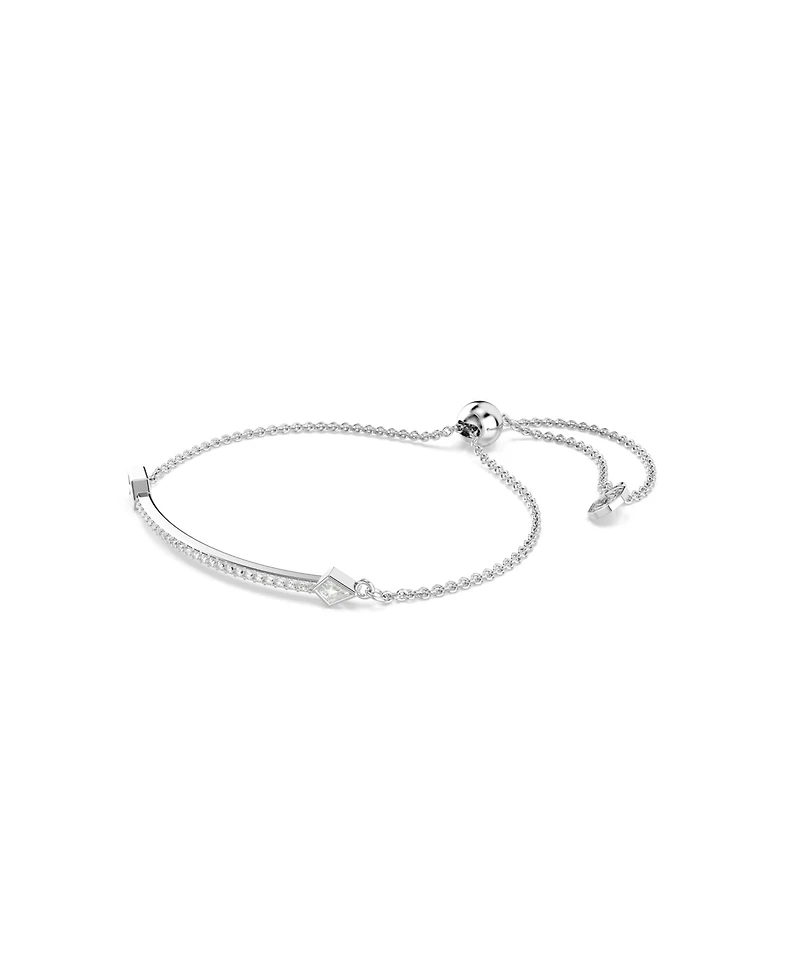 Swarovski Mixed Cuts, Arrow, White, Rhodium Plated Bracelet