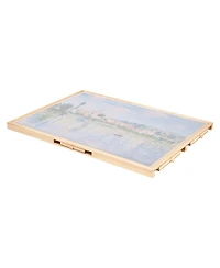 Sugift 1000-Piece Rotating Puzzle Board 29"x21" with Drawers and Cover