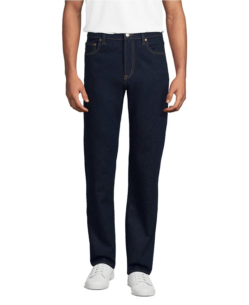 Lands' End Men's Stretch Classic Fit Forever Blue Jean