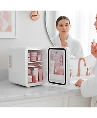 Pursonic Mini Beauty Fridge with Led Mirror Door