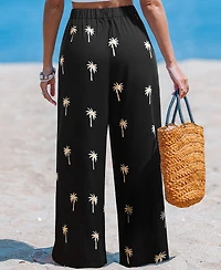 Cupshe Women's Late Night Call Tropical Pants