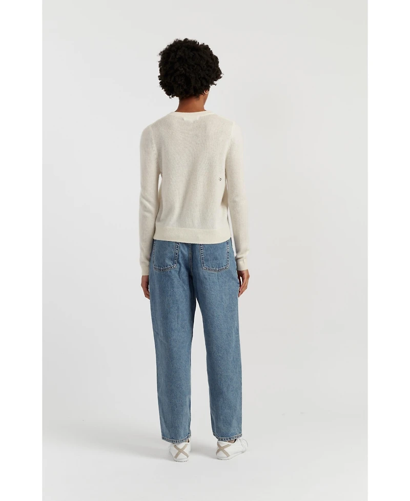 Chinti & Parker Women's Cloud Cashmere Cropped Pullover