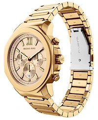 Michael Kors Men's Prescott Chronograph Gold-Tone Stainless Steel Watch, 44mm