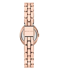 Michael Kors Women's Maude Three-Hand Rose Gold-Tone Stainless Steel Watch and Bracelet Set, 21MM