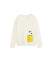 Chinti & Parker Women's Miffy Peek-Pocket Sweater
