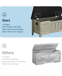 Gaomon Storage Bench, 39.4" Wooden with