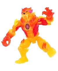 Mr Beast Lab Mutators Mutation Chamber Flame Panther Action Figure