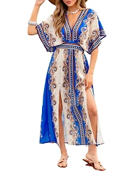 Cupshe Women's Can t Reach Me Floral Maxi Beach Dress