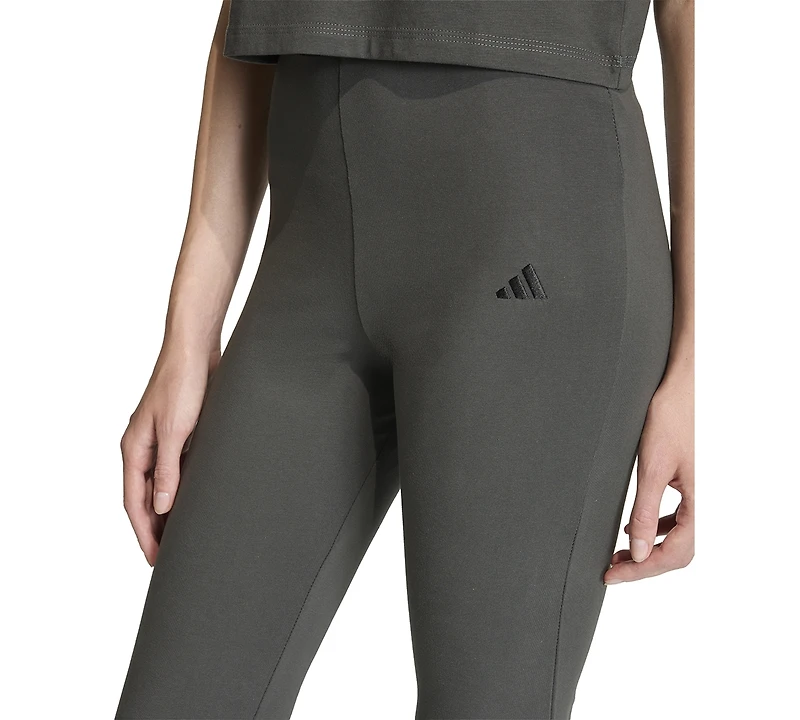 adidas Women's Essentials Small Logo Flared Leggings