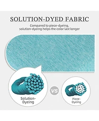 Aoodor Outdoor Deep Seat Cushion Set, Waterproof Patio Furniture Cushions with Adjustable Straps & Removable Cover, Set of 2